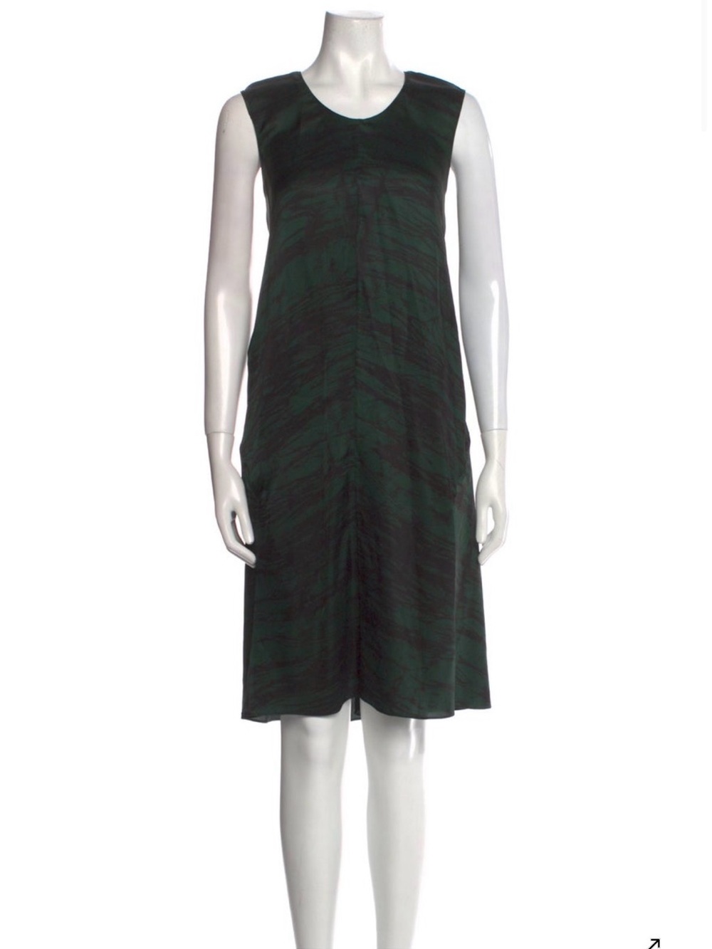 Marni sleeveless green tie dye dress sz 4